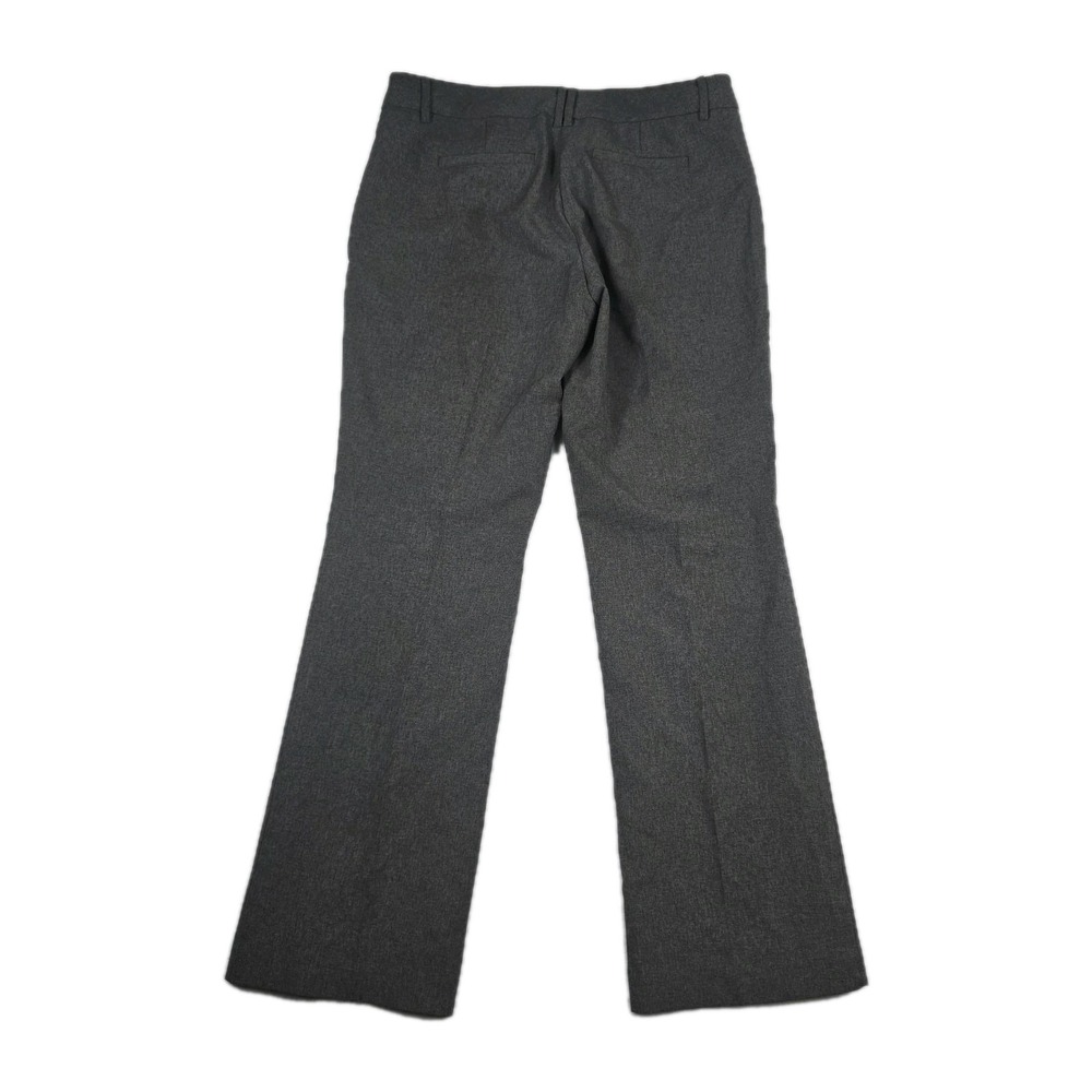 Ann Taylor LOFT Julie Gray Houndstooth Wide Leg Trousers Pants Size 10 Business